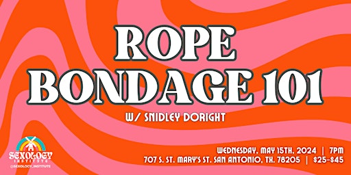 Imagem principal do evento Rope Bondage 101 w/ Snidley DoRight