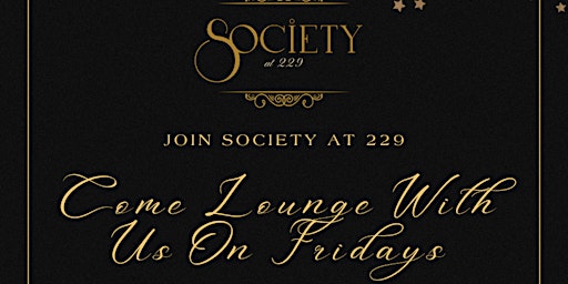 Imagem principal do evento Lounge With Society @ 229