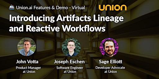 Imagen principal de Artifacts Lineage and Reactive Workflows | Union.ai Features