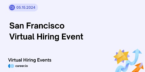 Hauptbild für San Francisco Virtual Hiring Event