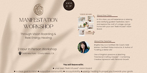 Manifestation Workshop ✨ Vision Board & Reiki Healing  primärbild