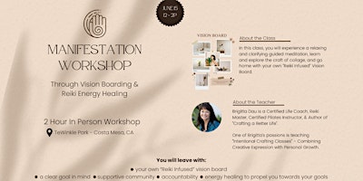Manifestation Workshop ✨ Vision Board & Reiki Healing primary image