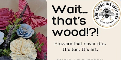 Imagen principal de Wood Flower Class *Mother's Day Theme