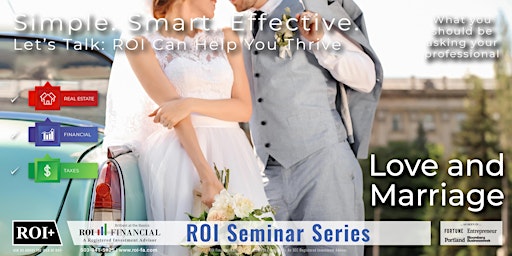 Primaire afbeelding van ROI Seminar Series: Love & Marriage: Tax Edition