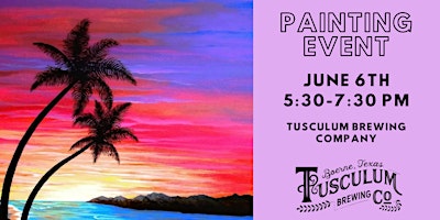 5/16 - Paint & Sip Event at Tusculum Brewing Company primary image