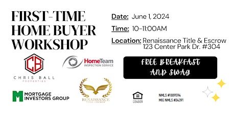 First Time Home Buyer Workshop