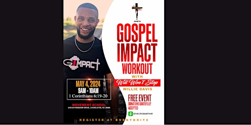 Copy of Gospel Impact Workout w/ "Will Won't Stop" hosted by TCA primary image