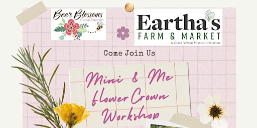 Imagem principal do evento Mini & Me Flower Crown Making