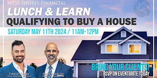 Image principale de West Shores Financial "Lunch & Learn" May 11th