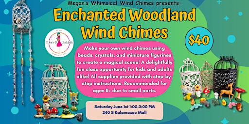 Imagem principal de Enchanted Woodland Wind Chimes: Make & Take Workshop!