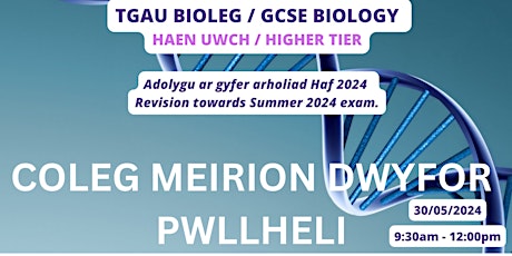Adolygu TGAU Bioleg  UWCH - Biology HIGHER GCSE Revision