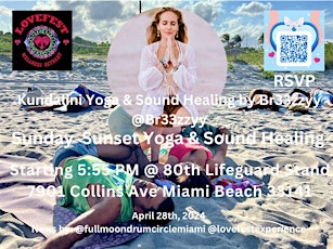 Sunday Sunset Yoga & Sound Healing  @80 Lifeguard Stand  4/28 Please Share!
