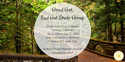 Imagen principal de Good Gut, Bad Gut Study Group!