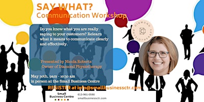 Hauptbild für Say What? Communications workshop.