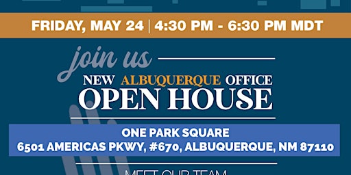 Imagem principal do evento Albuquerque Office Open House + Grand Opening