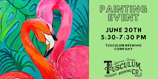 Primaire afbeelding van 6/20 - Paint & Sip Event at Tusculum Brewing Company