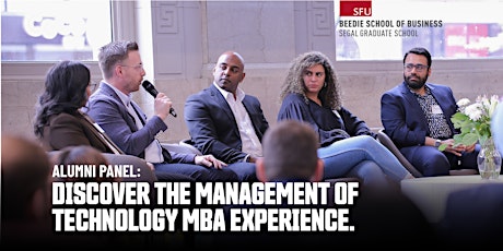 Alumni Panel: Discover The Management of Technology MBA Experience