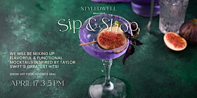 Imagem principal de Sip & Shop! Taylor Swift Inspired Functional Mocktail Class!