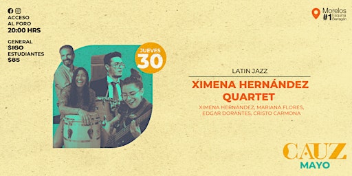 Imagen principal de Ximena Hernández Quartet