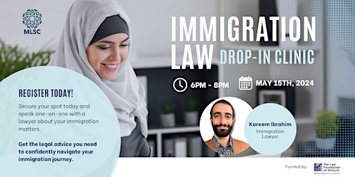 Imagem principal do evento Immigration Law Drop-in Clinic