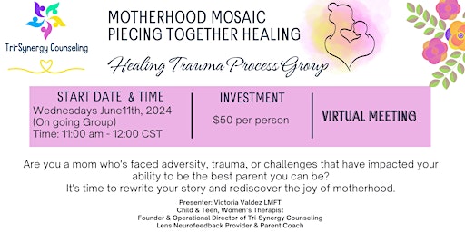 Imagen principal de Motherhood Mosaic Piecing Together Healing (Virtual)