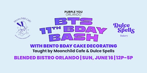 Imagem principal do evento BTS BDAY BASH Cake Decorating Sign Up
