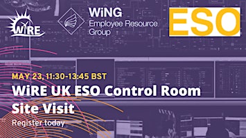 Imagem principal do evento WiRE UK x WiNG ESO Control Room Site Visit