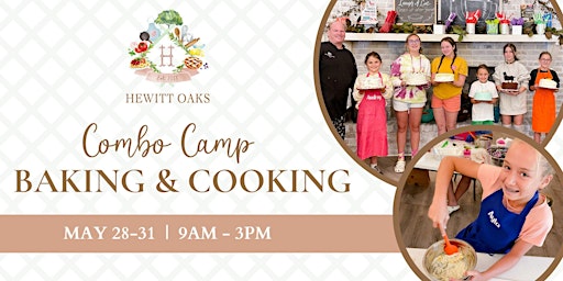 Primaire afbeelding van Combo Camp: Baking & Cooking |  May 28-31 (ages 7-12)