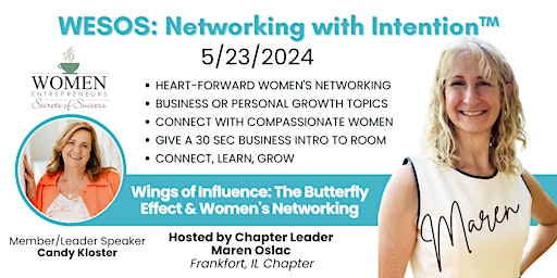 Immagine principale di WESOS Frankfort: The Butterfly Effect & Women's Networking 