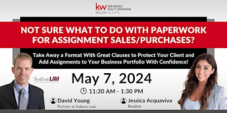 Not Sure What to Do with Paperwork for Assignment Sales/Purchases?