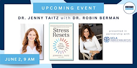 Author event! Dr. Jenny Taitz with Dr. Robin Berman