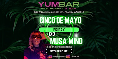Hauptbild für Cinco De Mayo Weekend - Yumbar