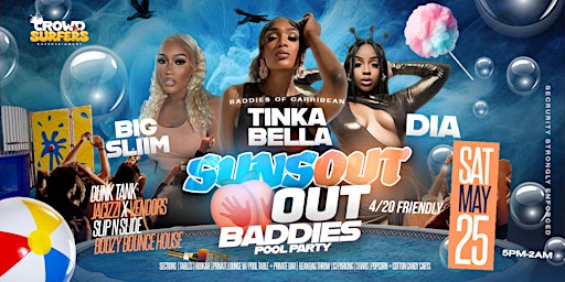 SUNS OUT BUNS OUT BADDIES POOL PARTY primary image