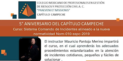 Hauptbild für Curso: Sistema Comando de Incidentes