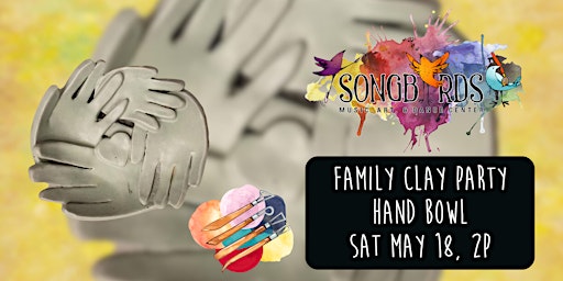 Imagem principal de Family Clay Party at Songbirds- Hand Bowl