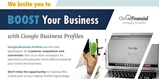 Imagem principal do evento Boost Your Business with Google Business Profiles