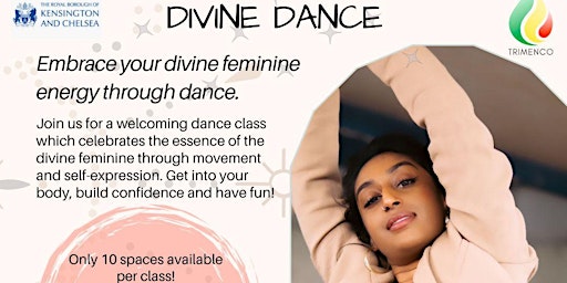 Divine Dance. Embrace your divine feminine, build confidence & have fun! primary image