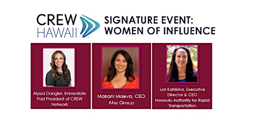 Image principale de CREW Hawaii Signature Event: Women of Influence
