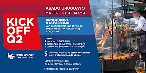 Imagem principal do evento CONVIVENCIA CON AUTÉNTICO ASADO URUGUAYO
