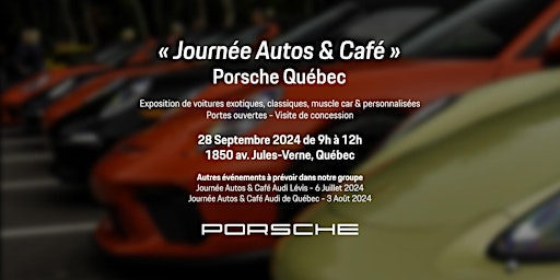 Image principale de Journée Café & Autos Porsche Québec