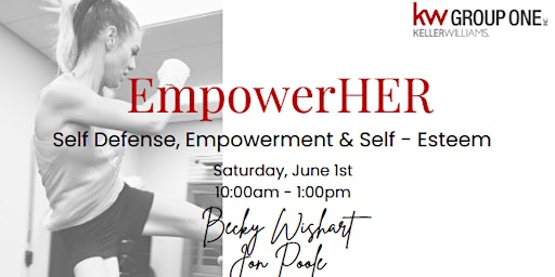 Primaire afbeelding van EmpowerHER -Self Defense, Empowerment & Self - Esteem