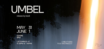 Imagem principal do evento Lobe Presents: Umbel, Release by Loscil