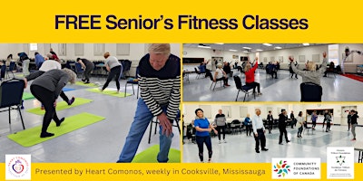 FREE Seniors Fitness Classes in Cooksville, Mississauga primary image
