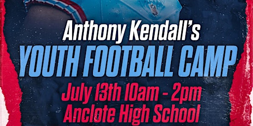 Primaire afbeelding van Anthony Kendall's Youth Football Camp