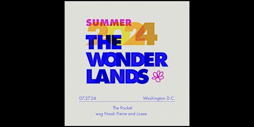 Imagem principal do evento The Pocket Presents: The Wonderlands w/ Josee Molavi + Noah Pierre Band