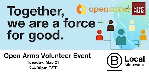 Hauptbild für Minnesota B Local - Volunteer Event at Open Arms MN