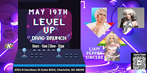 Imagem principal do evento CGN Presents: Level Up Drag Brunch!