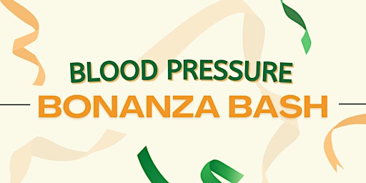 Imagem principal do evento Blood Pressure Bonanza Bash