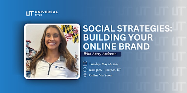 Social Strategies: Building Your Online Brand