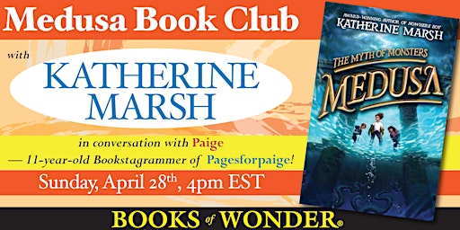 Imagem principal do evento Medusa Book Club with Katherine Marsh